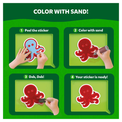 Sand-Tastic Art Animals | Controlled-Mess Sand Art (ages 4-10)