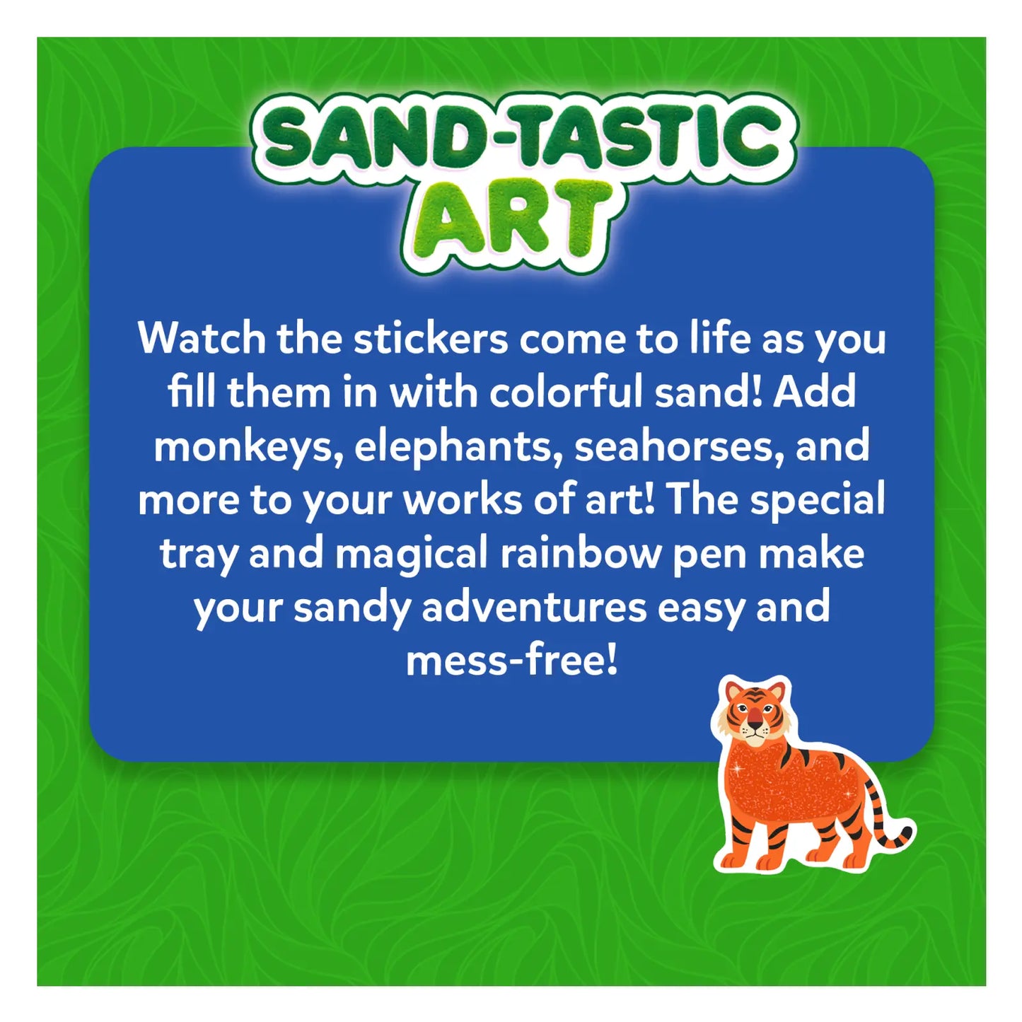 Sand-Tastic Art Animals | Controlled-Mess Sand Art (ages 4-10)