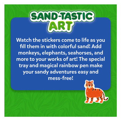 Sand-Tastic Art Animals | Controlled-Mess Sand Art (ages 4-10)