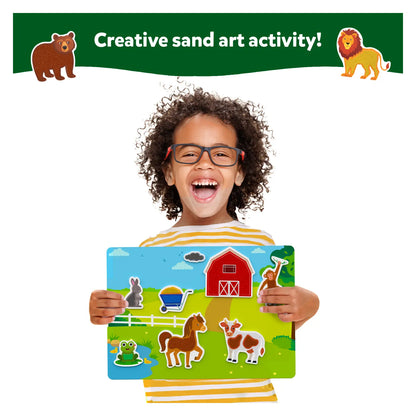 Sand-Tastic Art Animals | Controlled-Mess Sand Art (ages 4-10)