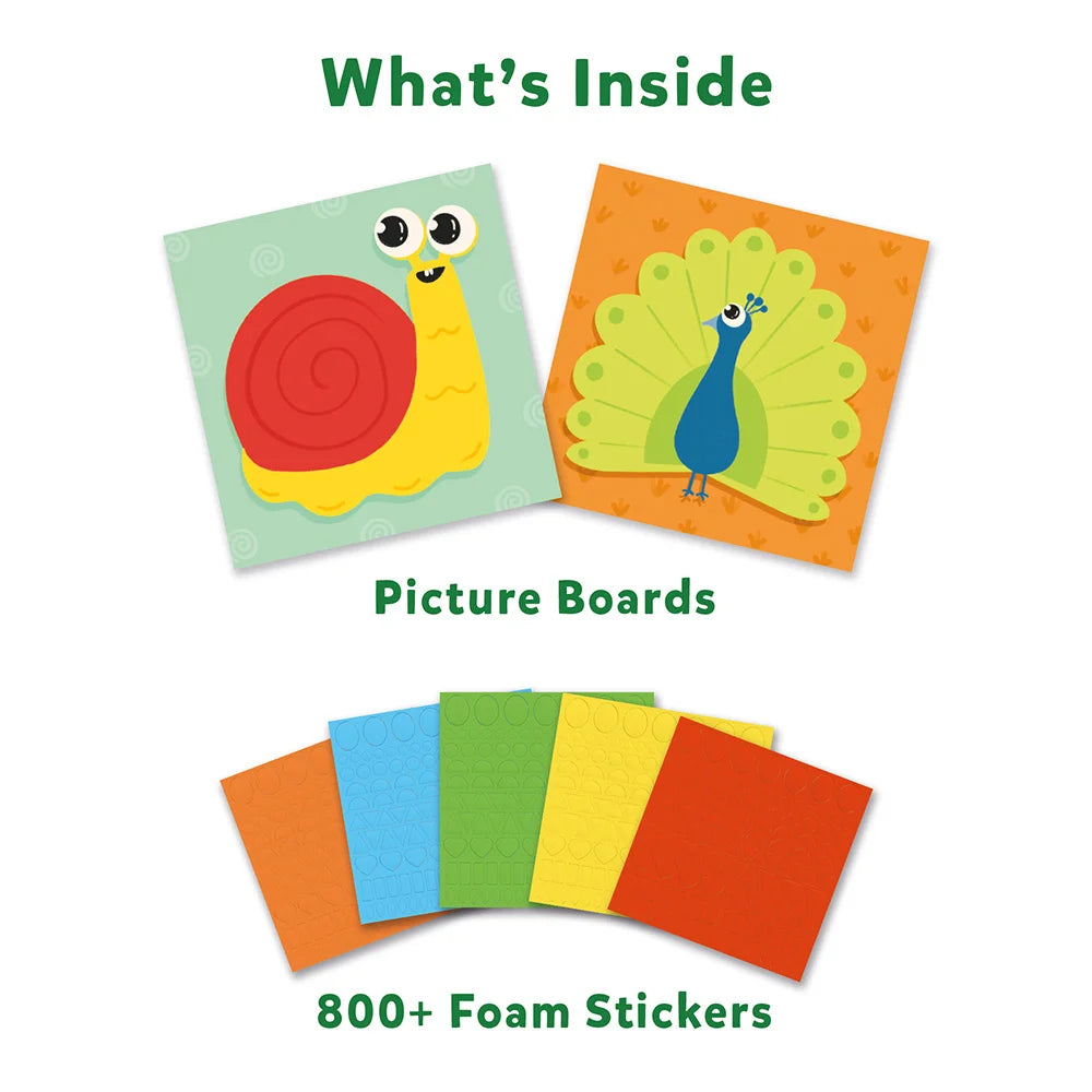 Fun with Foam: Amazing Animals | No Mess Sticker Art (ages 3-7)