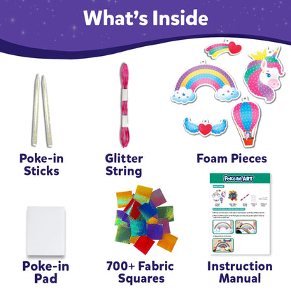 Poke-in Art: Magical Unicorn Dream Decor | Mess-Free Art for Kids (ages 4-9)