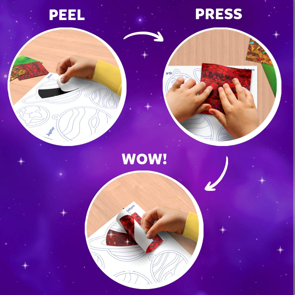 Foil Fun: Solar System | No Mess Art Kit (ages 4-12)