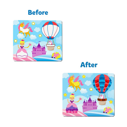 Skillmatics Dot It Sticker Art - Unicorns & Princesses, Mess-Free Fun for Kids