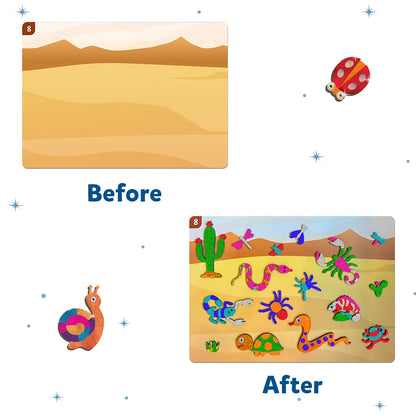 Skillmatics Foil Fun Bugs & Butterflies No Mess Craft Kit, (100+ Piece Art Set)