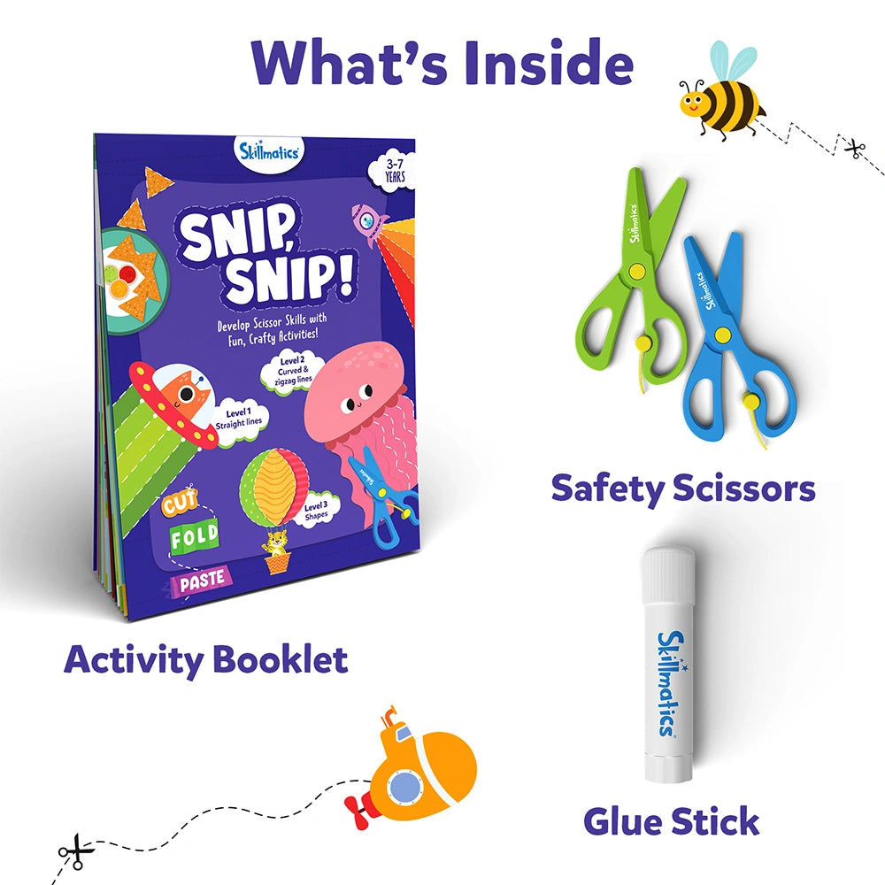 Snip Snip! | Art & Craft Activity Kit (ages 3-7)