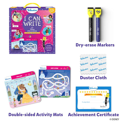 I Can Write: Disney Princess | Reusable Activity Mats (ages 3-6)