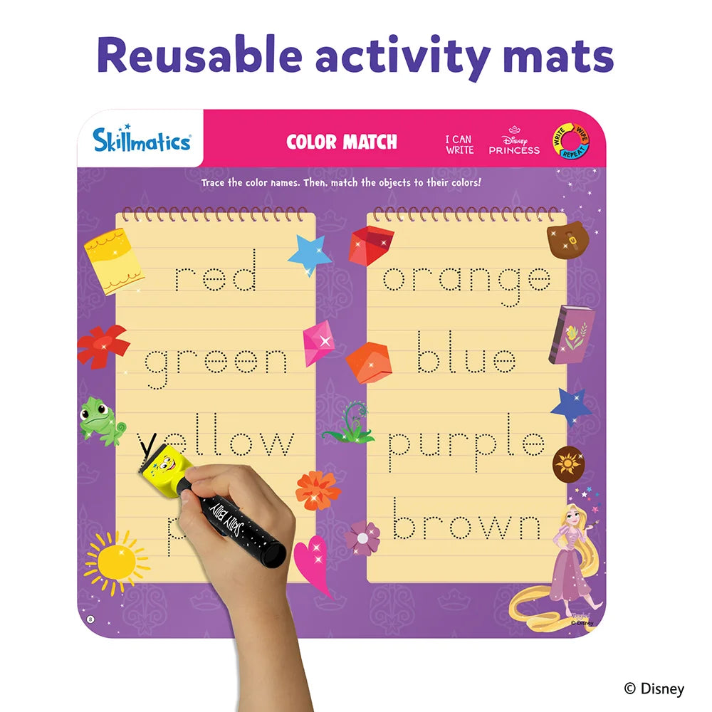 I Can Write: Disney Princess | Reusable Activity Mats (ages 3-6)
