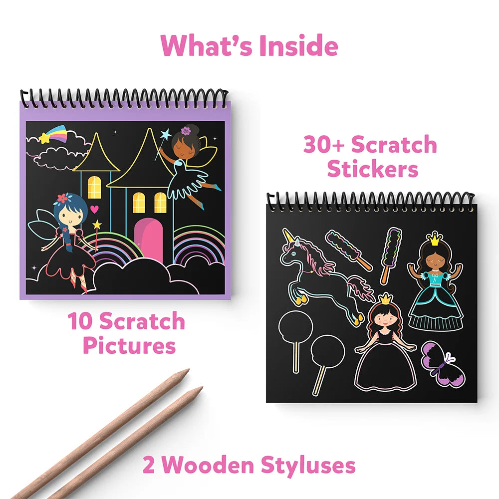 Magical Scratch Art | Unicorns & Princesses (ages 3-8)
