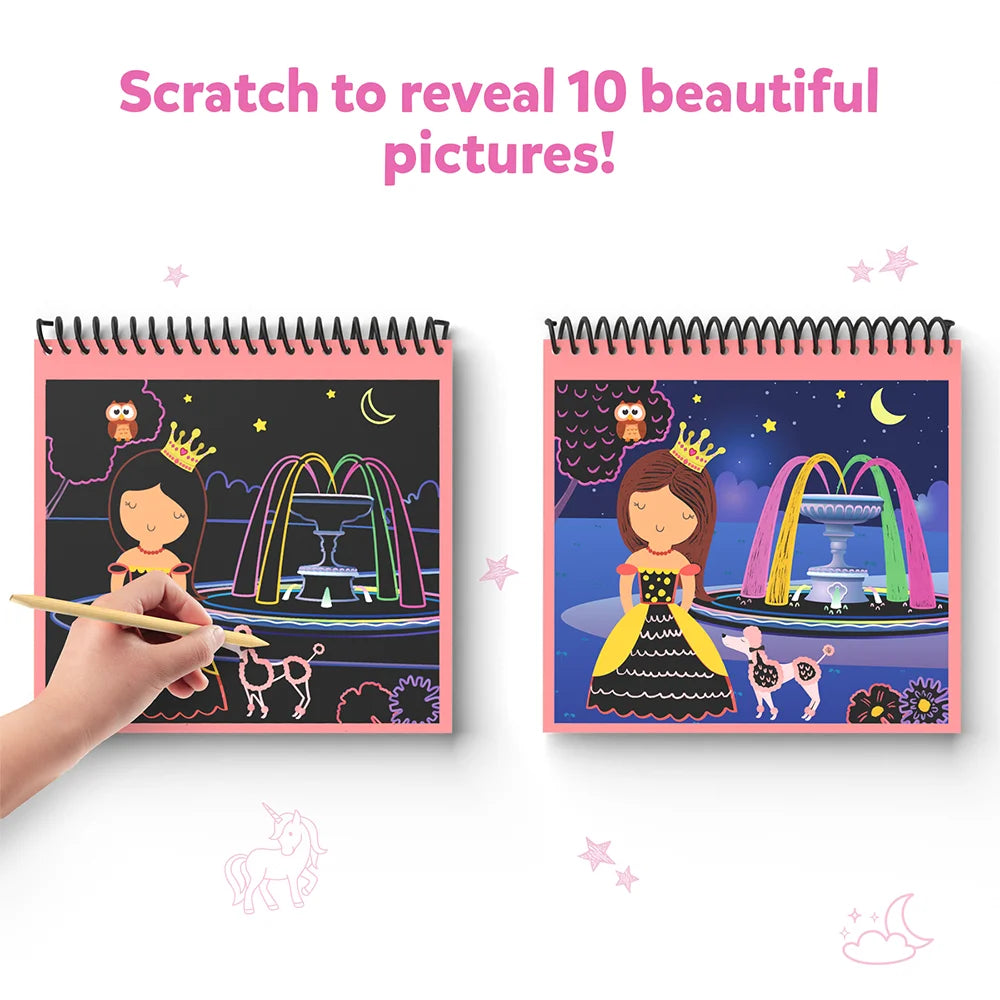 Magical Scratch Art | Unicorns & Princesses (ages 3-8)
