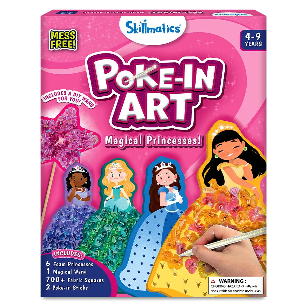 Poke-in Art: Magical Princess | Mess-Free Art for Kids (ages 4-9)