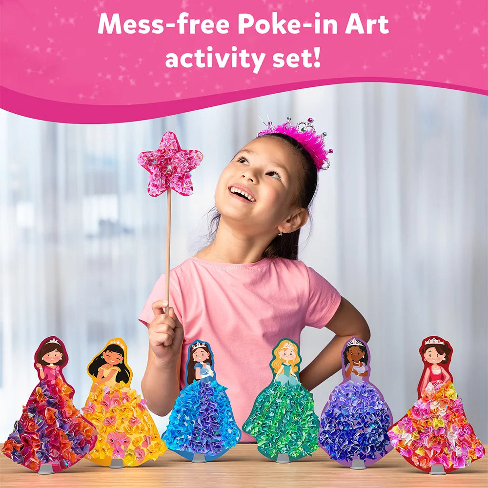 Poke-in Art: Magical Princess | Mess-Free Art for Kids (ages 4-9)