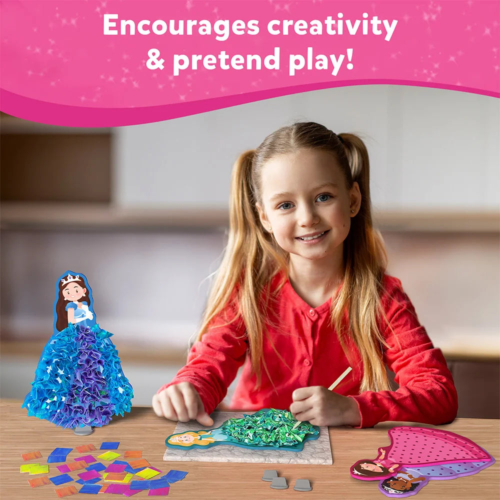 Poke-in Art: Magical Princess | Mess-Free Art for Kids (ages 4-9)