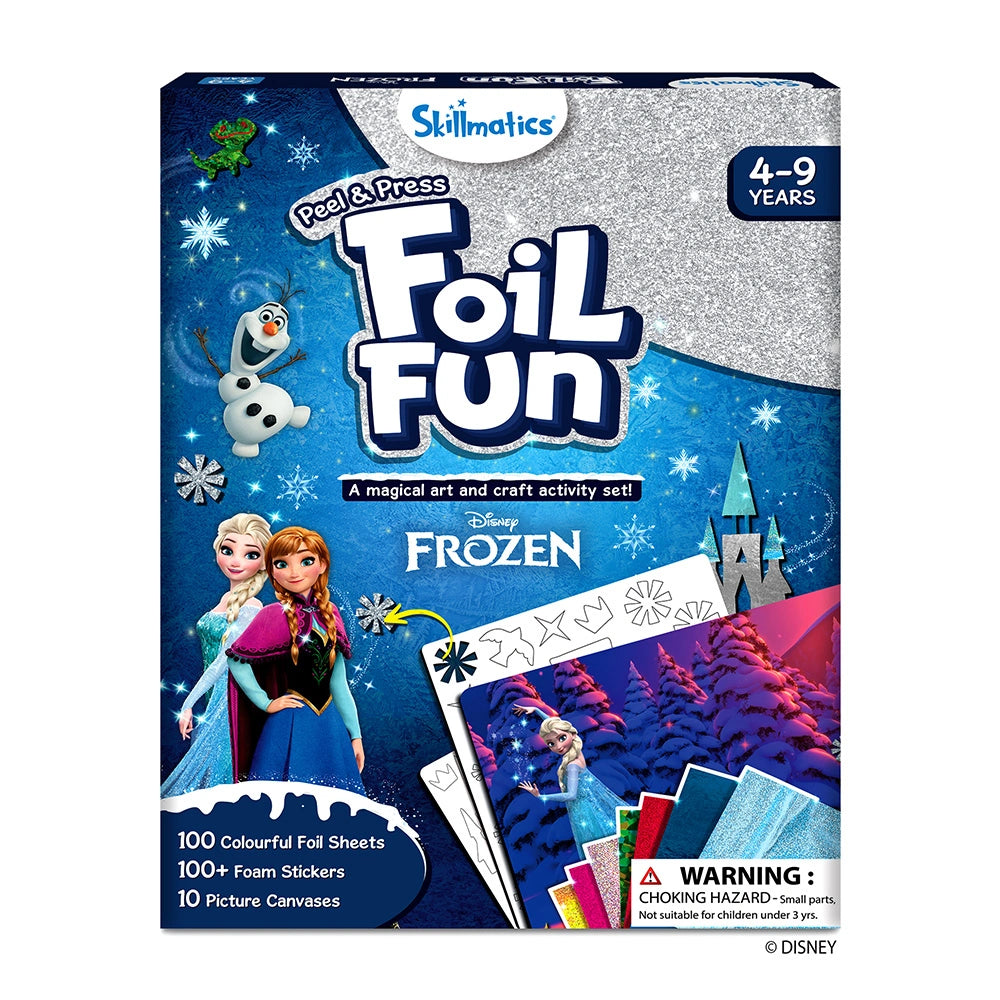 Skillmatics Foil Fun Art Kit for Kids, Disney Frozen, No Mess DIY Creative Activity Set