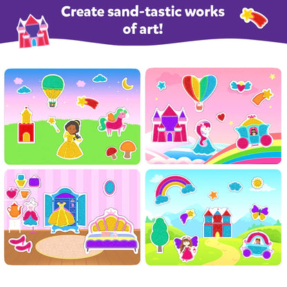 Sand-Tastic Art Unicorns & Princesses | Controlled-Mess Sand Art (ages 4-10)