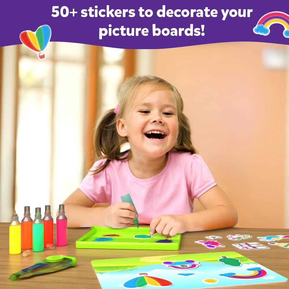 Sand-Tastic Art Unicorns & Princesses | Controlled-Mess Sand Art (ages 4-10)