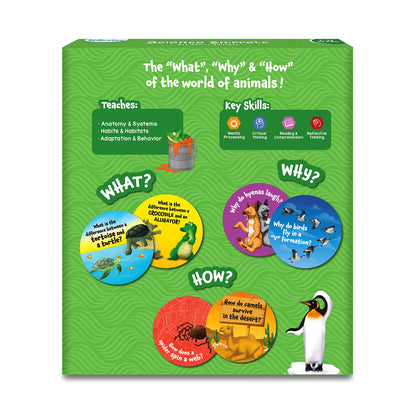 Educational animal-themed game box for Science Snippets Kit All About Animals