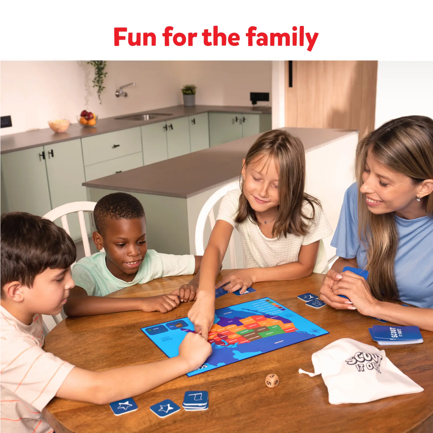 Scout it Out: The 50 States | Trivia Board Game (ages 7+)
