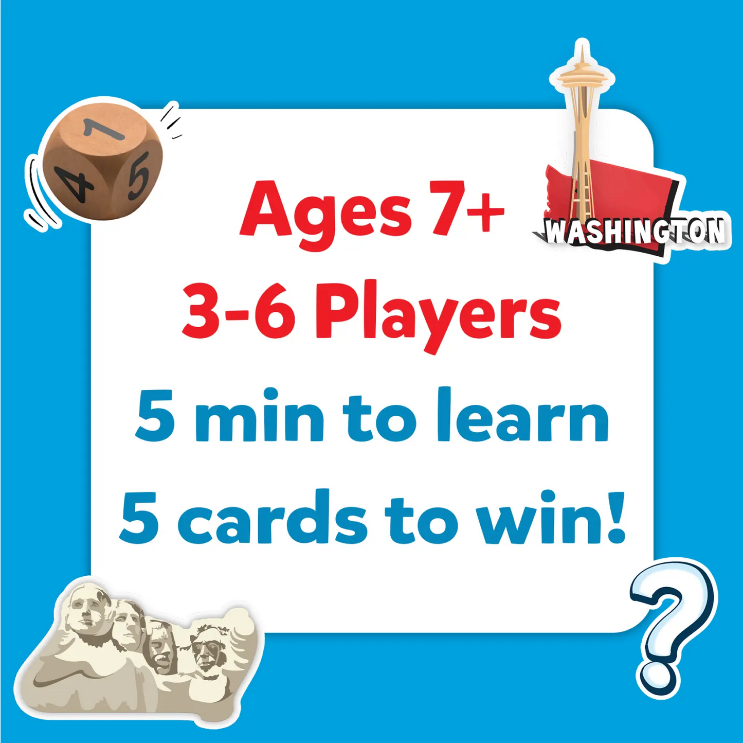 Scout it Out: The 50 States | Trivia Board Game (ages 7+)