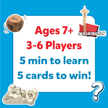 Scout it Out: The 50 States | Trivia Board Game (ages 7+)