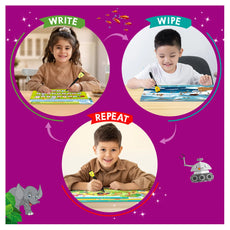Children’s write-and-wipe learning activity on Search & Find Reusable Activity Mats