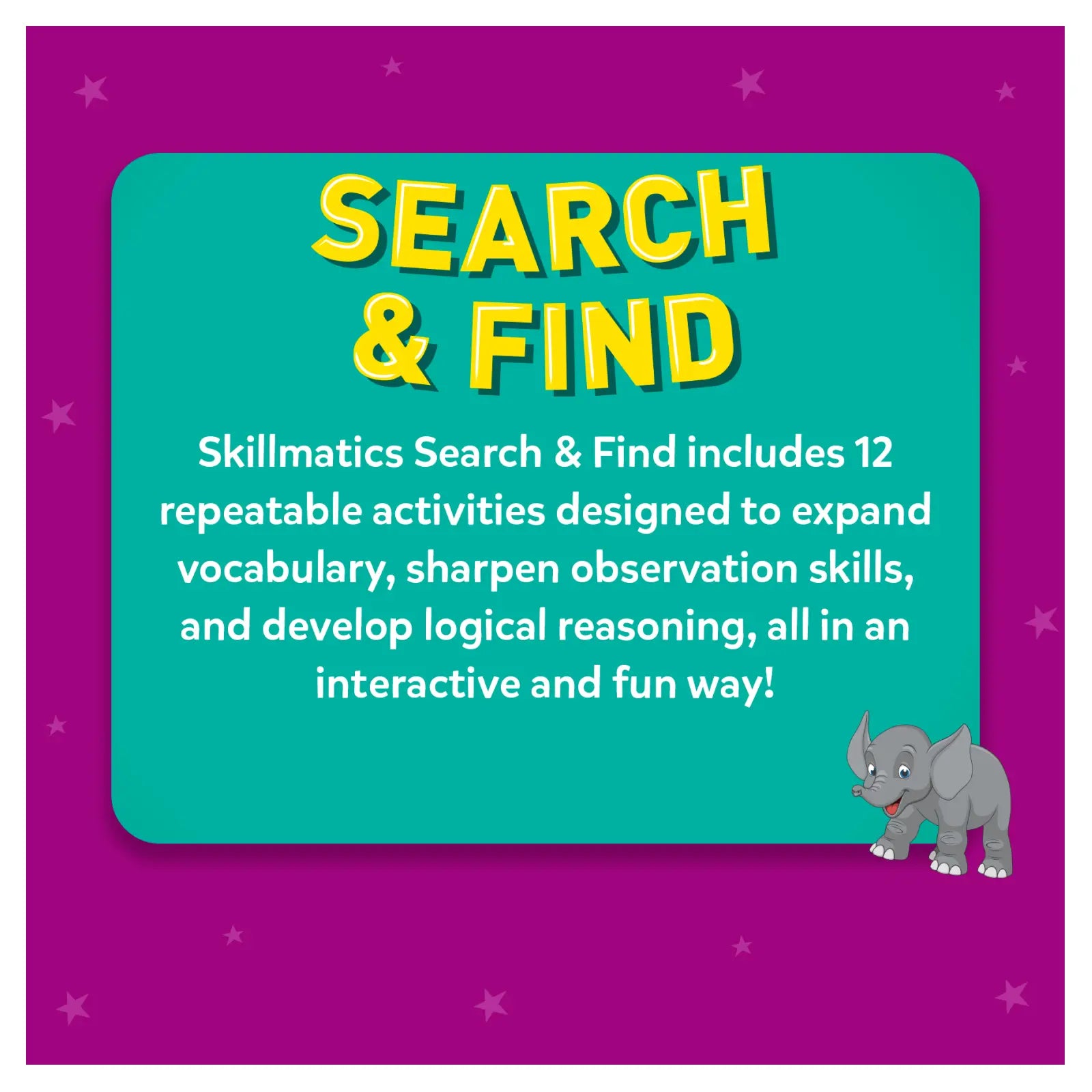 Educational Search and Find Game on Reusable Activity Mats for ages 3-6