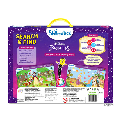 Search & Find: Disney Princesses | Reusable Activity Mats (ages 3-6)