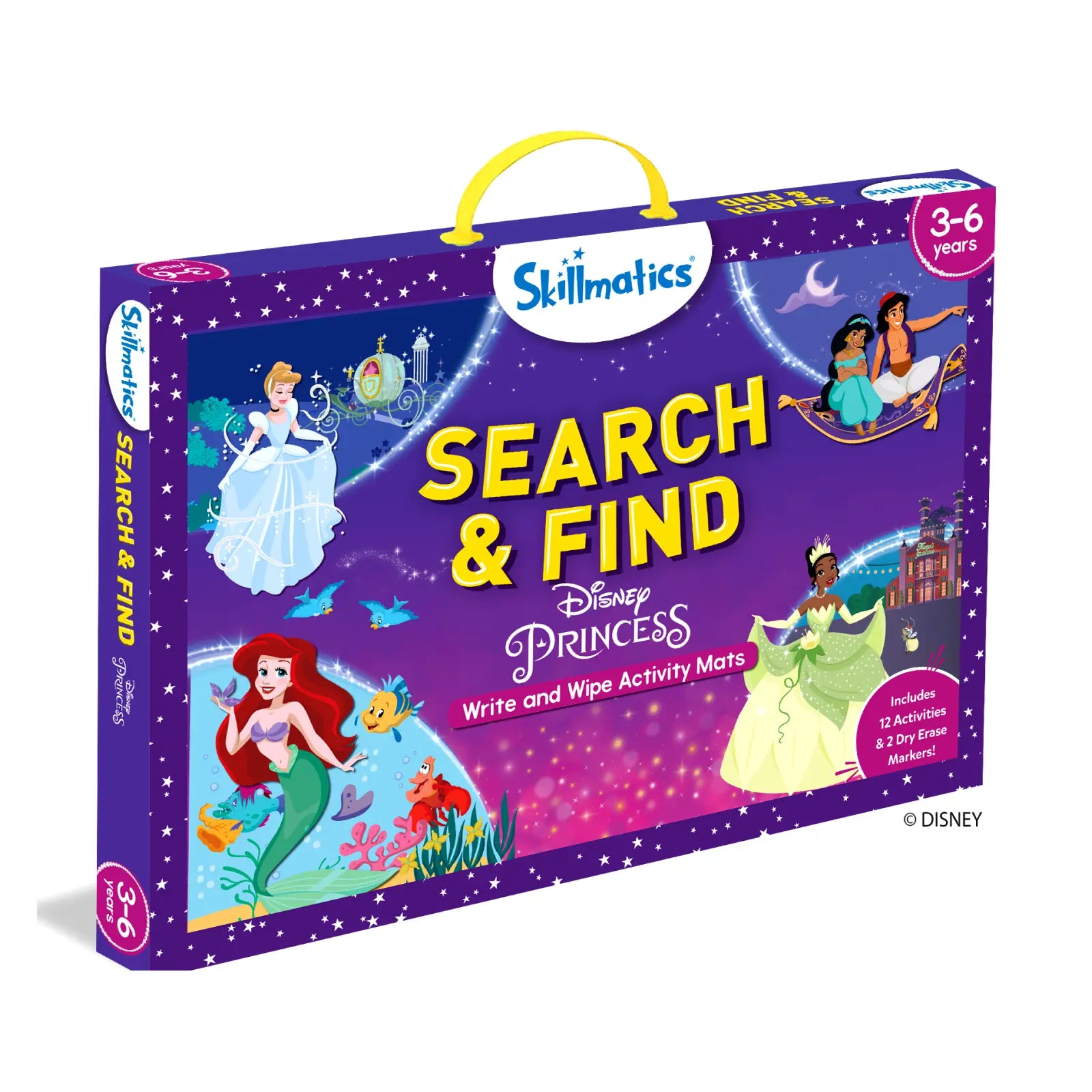 Search Find Disney Princesses Reusable Activity Mats ages 3 6