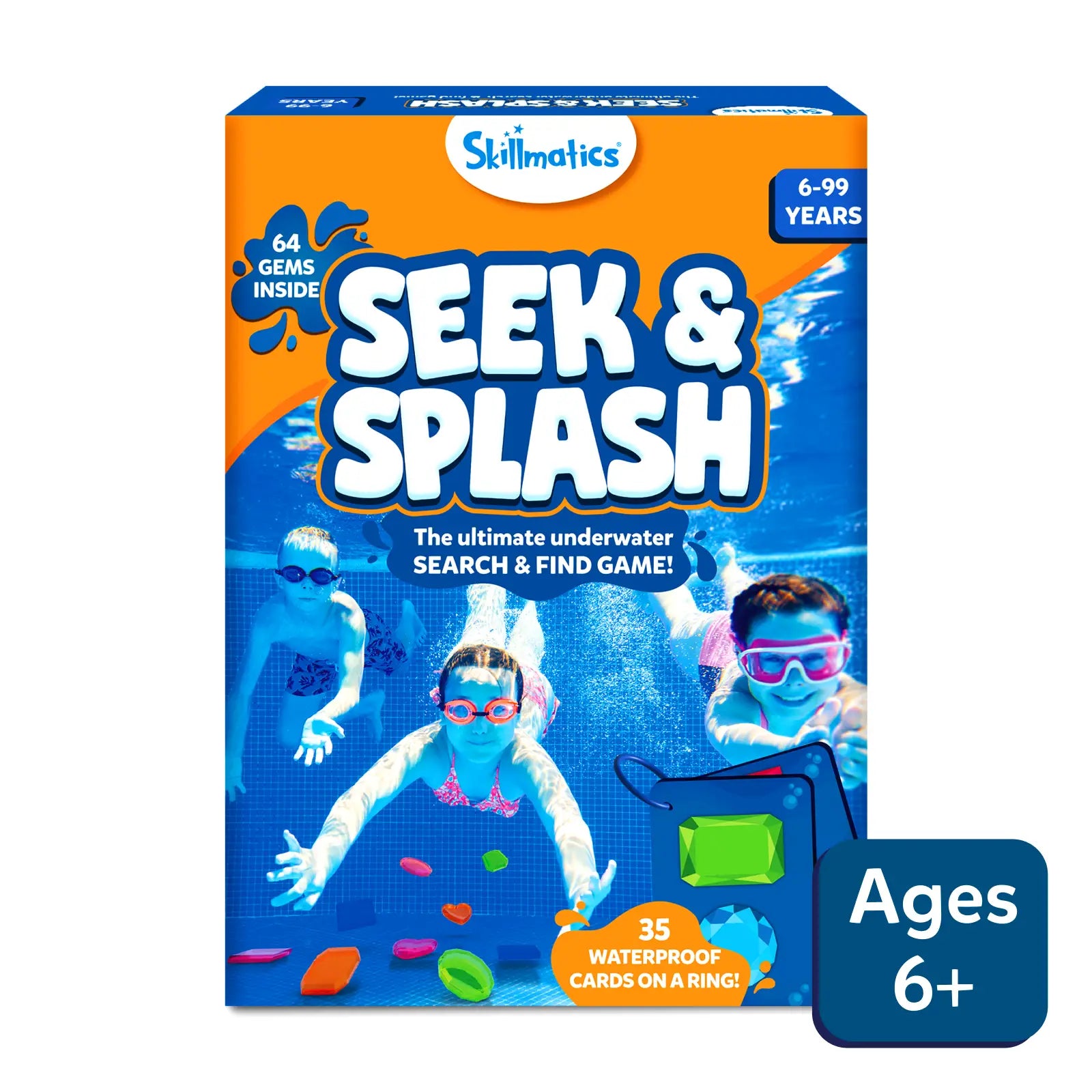 Seek & Splash underwater search and find game for kids in colorful display