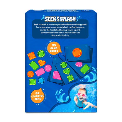 Seek & Splash underwater diving game box for interactive underwater adventure fun