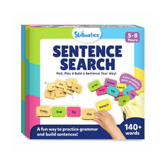 Skillmatics Sentence Search game for ages 5-8, fun sentence building activity