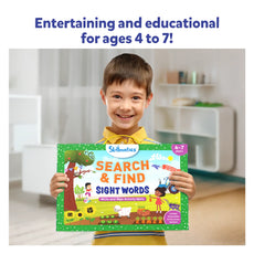 Skillmatics Search & Find Sight Words activity book with reusable mats for ages 3-6