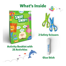 Children’s activity kit for art and craft fun from Snip Snip Amazing Animals collection