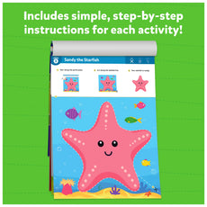 Children’s activity book from Snip Snip Amazing Animals Art Craft Activity Kit for ages 3-7