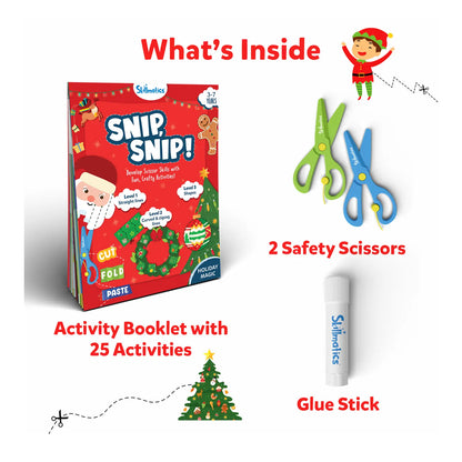 Snip Snip! Holiday Magic | Art & Craft Activity Kit (ages 3-7)