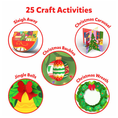 Snip Snip! Holiday Magic | Art & Craft Activity Kit (ages 3-7)