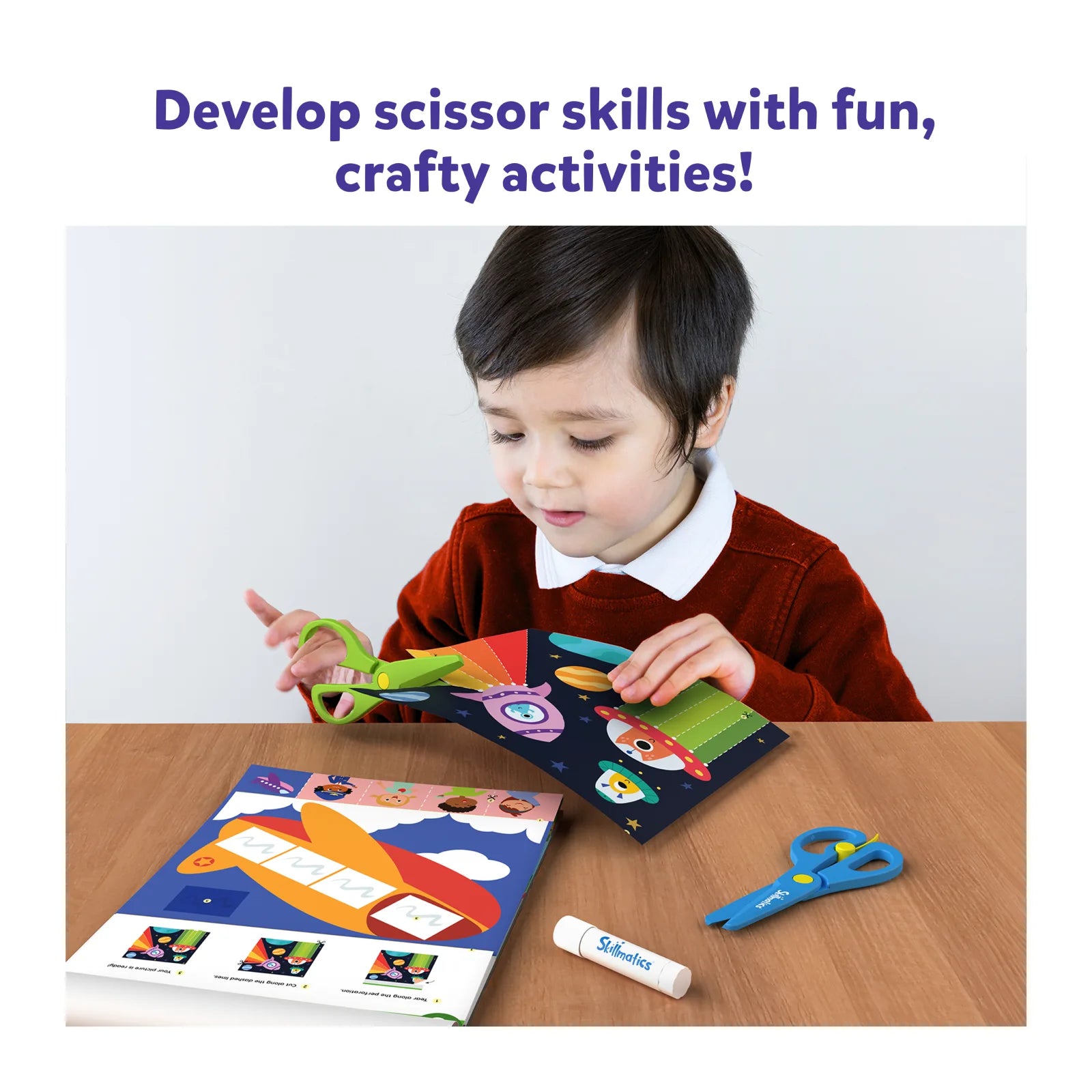 Snip Snip! | Art & Craft Activity Kit (ages 3-7) – Skillmatics