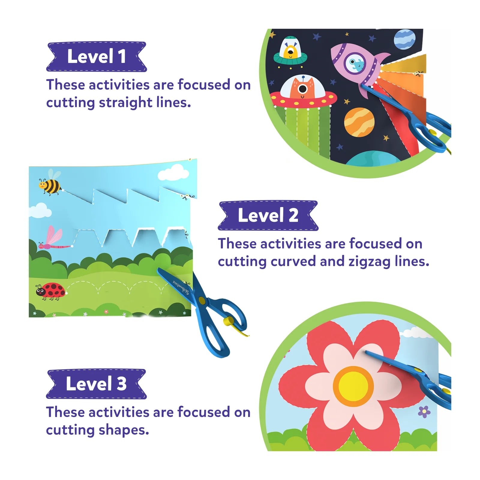 Snip Snip! | Art & Craft Activity Kit (ages 3-7) – Skillmatics