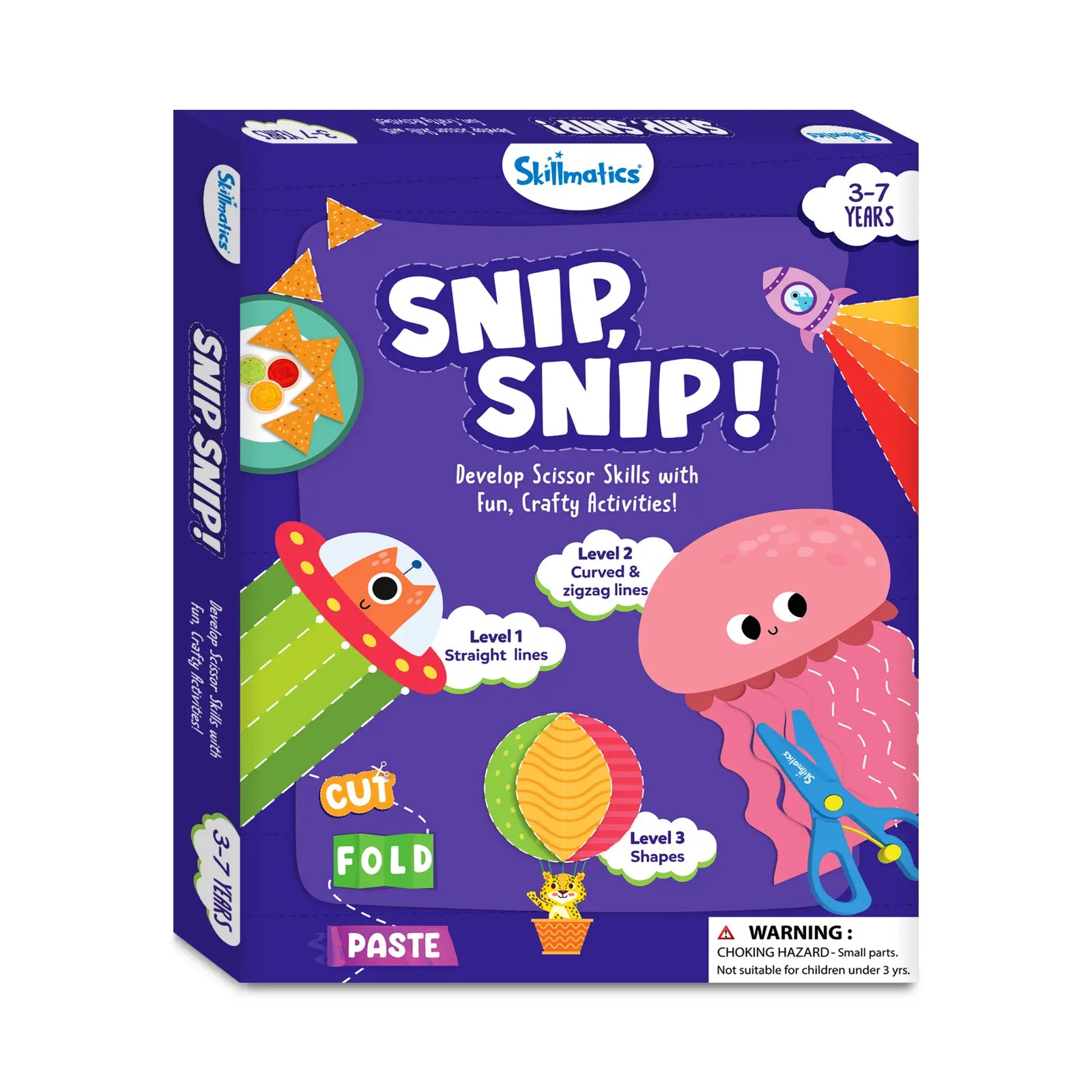 Snip Snip! | Art & Craft Activity Kit (ages 3-7) – Skillmatics