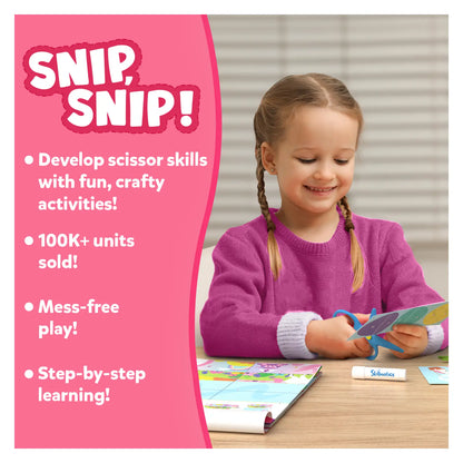 Snip, Snip! Unicorn & Princesses | Art & Craft Activity Kit (ages 3-7)