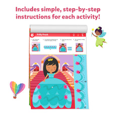 Princess-themed activity book from Snip Snip! Unicorn & Princesses Art & Craft Kit