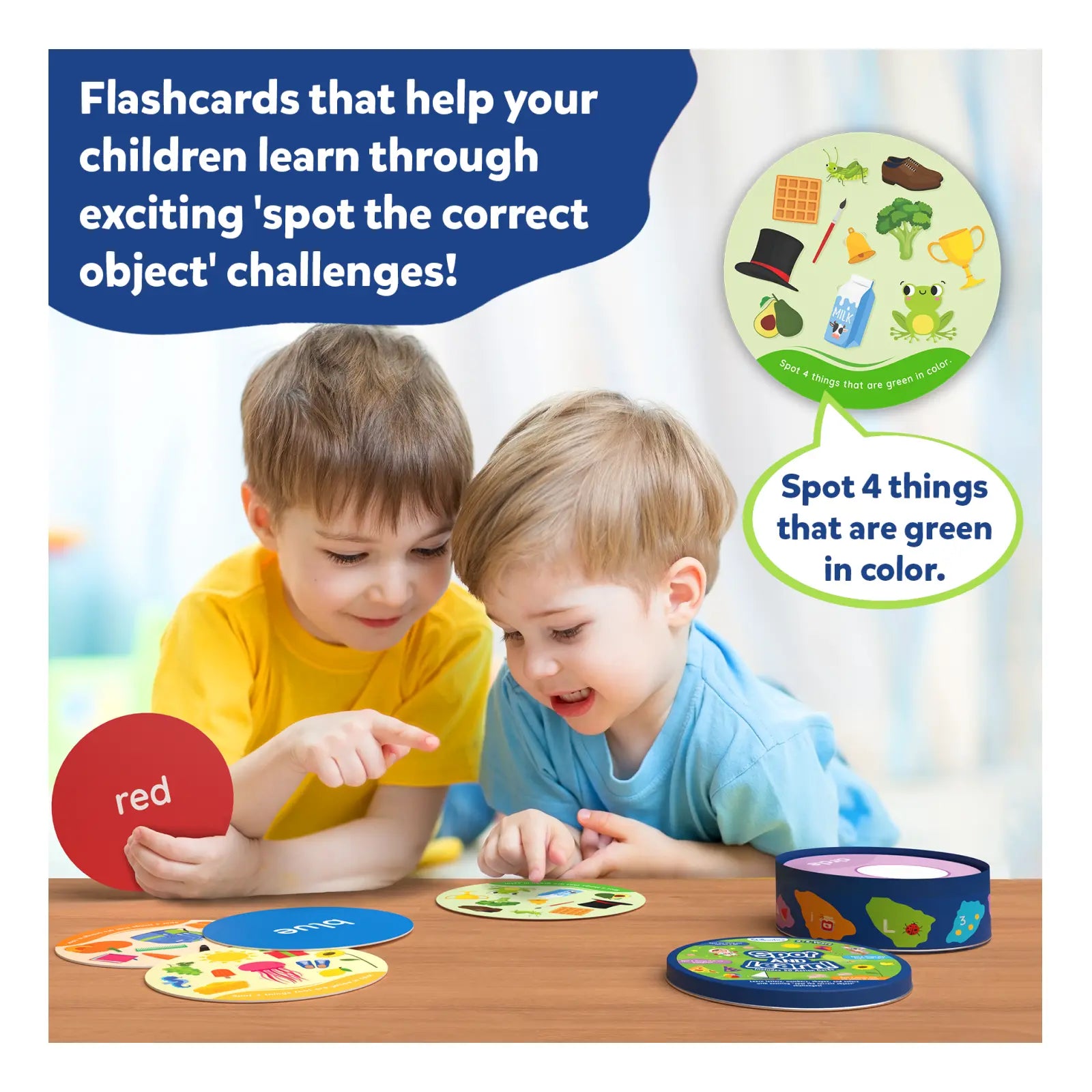 Spot and Learn - Flash Cards for Toddlers (ages 2-5) – Skillmatics