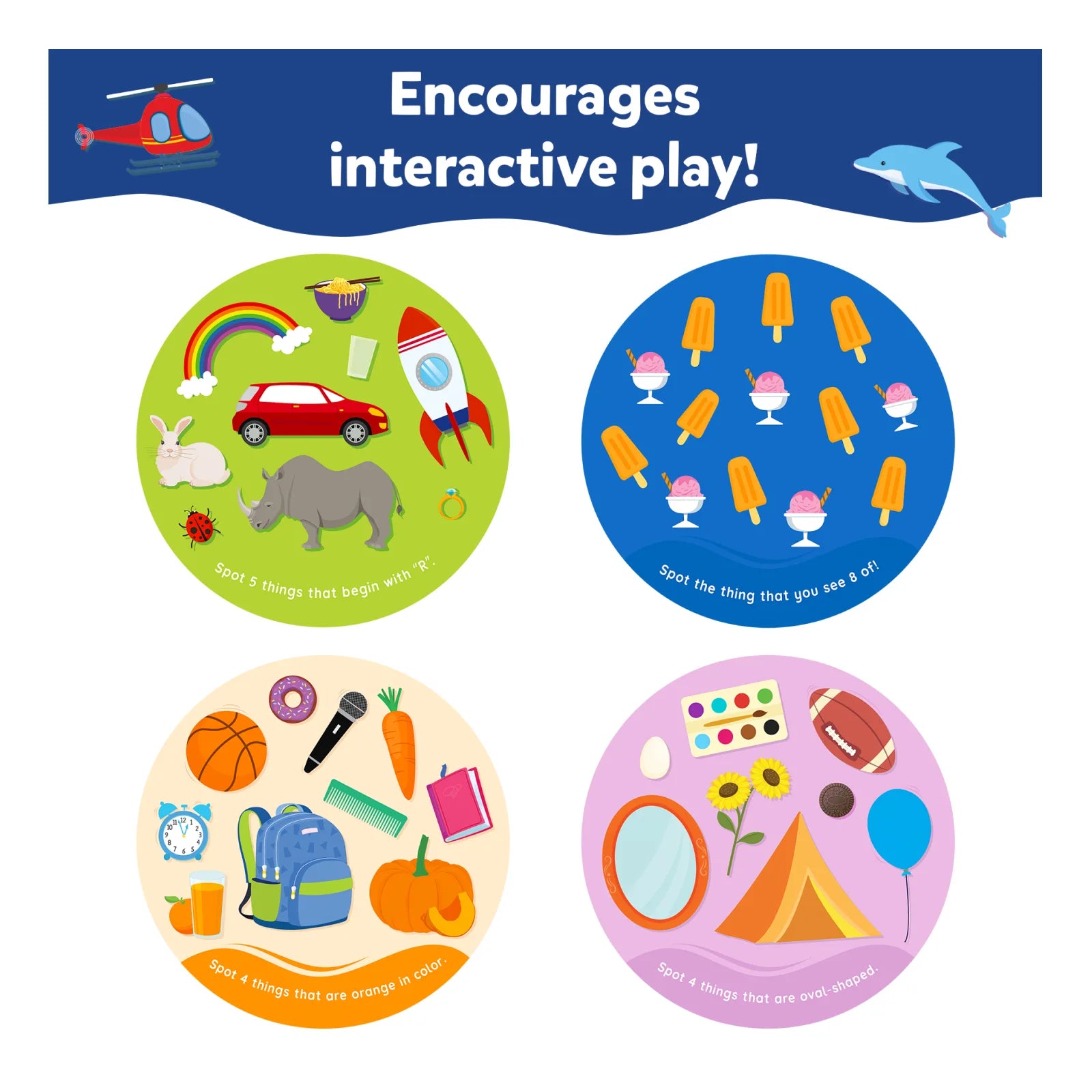 Spot and Learn - Flash Cards for Toddlers (ages 2-5) – Skillmatics US