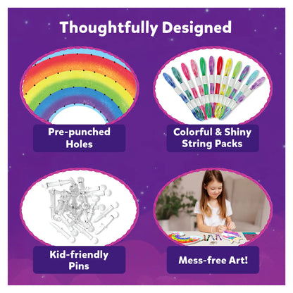 Super Strings: Unicorn Magic | Mess-Free String Art for Kids (ages 6-12)