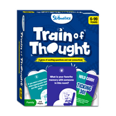 Train of Thought card game for family and kids ages 6+ focusing on fun conversation starters