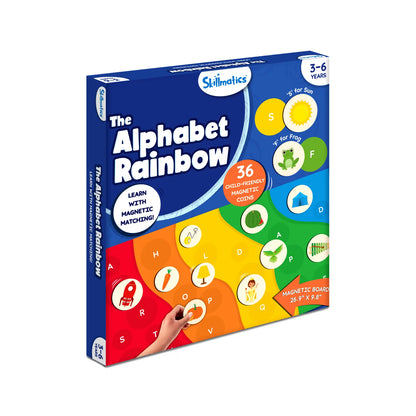 The Alphabet Rainbow | Magnetic Matching Activity (ages 3-6)
