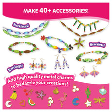 Jewelry making kit with beads and tools for Tropical Paradise DIY Jewelry project