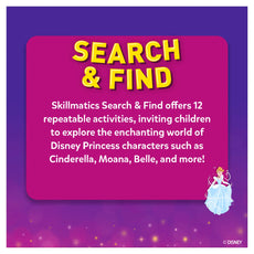Disney Princess search and find game on reusable activity mats for ages 3-6