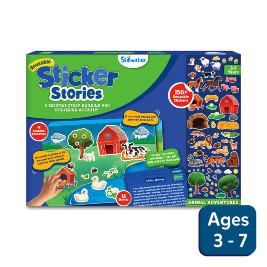 Sticker Stories - Animals Adventures (ages 3-7)