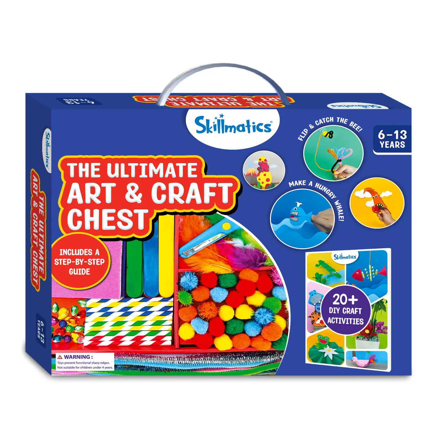 Skillmatics Ultimate Art & Craft Activity Chest | DIY Activity Set (Ages 6-13)